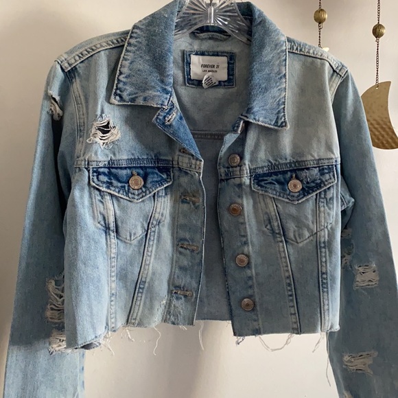 🪞 front button denim jacket small - Picture 8 of 8